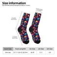 thumbnail image 5 of Yiaed colorful Skull Retro Print Great elasticity Crew Socks Sports socks for Men and Women, 5 of 5