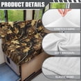 thumbnail image 6 of Aplkyhs Maple Leaf RV Dinette Cushions Stretchable Camper Decor Universal Bench Seat Cover Washable Couch Cover 2 Cushion Sofa Comfortable Sofa Slip Covers for 2 Seat Cushion Couch, 6 of 7