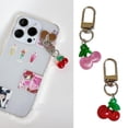 thumbnail image 3 of LICEWO Elegant Cherries Keychain Accessory Unique Keyring Simulated Fruit Key Chain Phone Charm Pendant for Fashion Enthusiasts, 3 of 17