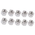 thumbnail image 4 of Rod Coupling Nut, Durable Connector Nuts Firm Fixing 10Pcs Rustproof Female Thread Wide Application Heavy Duty For Repair, 4 of 8