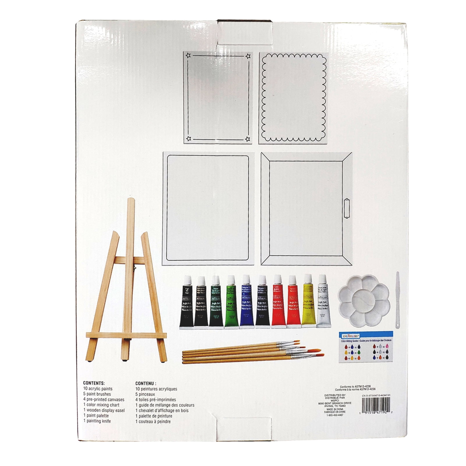 6 Pack: 23 Piece Kids Art Set by Creatology