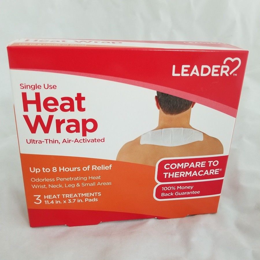Leader Heat Wrap Ultra Thin, Air Activated, 3ct