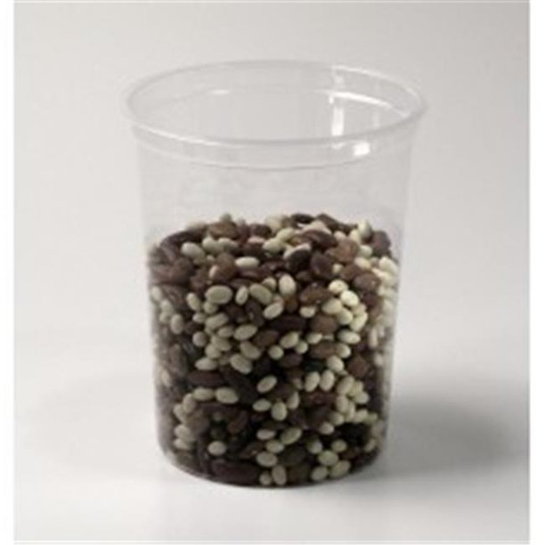 Prime Source 75002440 CPC 8 oz Plastic Clear Deli Cup, Case of 500