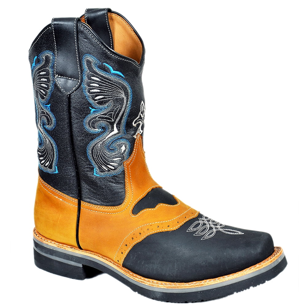 mens western half boots
