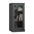 thumbnail image 5 of Palace Imports 100% Solid Wood 3-shelf Bookcase with Adjustable Shelves and Clear Glass Door, Gray, 5 of 6