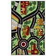 thumbnail image 2 of BNM City Cruising Kids Washable Indoor Area Rug, 4' x 6', Black, 2 of 6