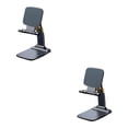 thumbnail image 2 of Sidaley Soporte para tableta, almohadilla de silicona ergonómica plegable, soporte antideslizante para teléfono móvil, accesorios de soporte Negro 2piezas, 2 of 6