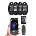 thumbnail image 1 of 4 Pcs Multicolores Étanches avec Application 24 Contrôleurs Fonction Musique pour SUV ATV UTV, 1 of 1