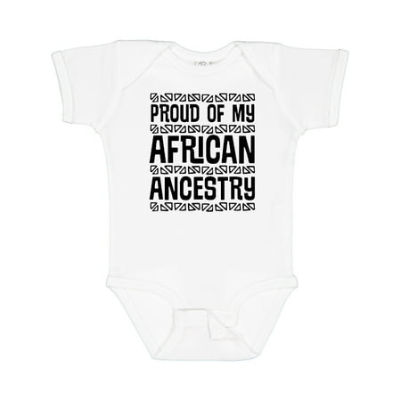 

Inktastic Black History Proud African Ancestry Gift Baby Boy or Baby Girl Bodysuit
