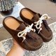 thumbnail image 4 of Mujeres Zapatos de Carrera Moda Todo Partido Estilo Étnico Medio Zapatillas 36-41 Zapatos Casuales de las Mujeres de Moda Cómodo Plano, 4 of 5