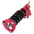 thumbnail image 3 of MaXpeedingrods Front Coilover Suspension Kit, 24-Way Adjustable Damper with Camber Plates, Red, Fits Nissan 240SX S13 180SX Silvia 89-94, SKU 07856579, T-6061 Aluminum Construction, 3 of 5