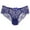 Dark Blue, variant on Panties Women Lace Low Waist Breathable Sexy Hollow Mesh Cotton Crotch Briefs Panty Ladies