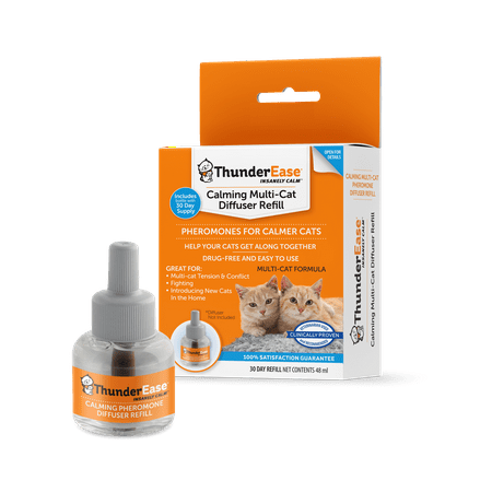 ThunderEase Calming Diffuser Refill for Multi-Cat, 30 Day