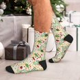 thumbnail image 7 of Disketp Ladybug And Wild Flowers Unisex Mid-Calf Socks Lightweight Breathable Ventilation Ankle Socks, 7 of 7