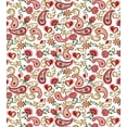 thumbnail image 3 of Ambesonne Paisley Duvet Cover Set, Style Rose Motif, 2-Calking, Pale Pink Red, 3 of 3