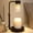 Black-Glass, variant on Nurforta Candle Warmer Lamp with Timer: Adjustable Height Dimmable Candle Warmer 24-Hour Cycle Timer - Mother's Day Gifts for Mom Home Decor House Warming Gifts New Home