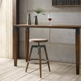 thumbnail image 2 of INK+IVY Frazier 24.25" Solid Acacia Wood and Metal Counter Stool in Brown, 2 of 7