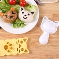 thumbnail image 3 of Advancent Molde de plástico para sushi con forma de animal de dibujos animados, lindo y delicioso, arte de arroz DIY, multifuncional, fácil Cocina y Comedor gatito, 3 of 6
