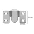 thumbnail image 2 of LEEYNEER20 Pcs Interlock Hanging Bracket Flush Mount Adjustable Pans Silver, 2 of 8