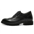 thumbnail image 2 of CMR CHAMARIPA Men's Height Increasing Dress Shoes - Black Leather Brogue Oxford Shoes 8CM / 3.15 Inches, 2 of 9