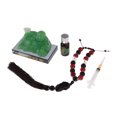 thumbnail image 4 of Adorno de resina estatua de Buda Maitreya escultura coche vehículo accesorios con 4 regalos, y Verde Zulema Maitreya Buddha Sculpture, 4 of 8