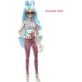 thumbnail image 4 of Barbie Extra Doll & Accessories Set with Mix & Match Pieces for 30+ Looks, 4 of 6