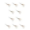 thumbnail image 1 of Riwesomey Tijeras de costura profesionales para sastres y costura, tijeras de bordado de amplia aplicación, tijera de grúa dorada Grúa Tijera Oro 10Conjunto, 1 of 6