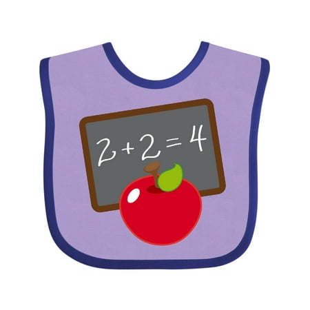 

Inktastic Chalkboard and Apple School Gift Baby Boy or Baby Girl Bib