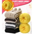 thumbnail image 3 of Fuzzy Socks for Women Soft Cozy Fluffy Winter Warm Slipper Socks Home Sleeping Animal Socks, 3 of 7