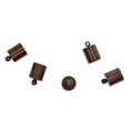 thumbnail image 4 of segolike 50 Pcs Embouts à Pompons Embout de Cordon en Cuir pour Fabrication de Bijoux Cuivre Rétro, 4 of 9