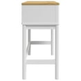 thumbnail image 5 of vidaXL Console Table FLORO Gray 35.2"x14.4"x28.7" Solid Wood Pine, 5 of 28