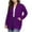 Purple, variant on Plaid Jackets for Women Fall Spring Fashion Open Front Cardigan Holiday Casual Loose Long Sleeve Going Out Tops Lightweight Coats with Pockets