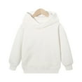 thumbnail image 2 of Grblisyd Hoodies for Teen Girls Casual Long Sleeve Oversized Trendy Sweatshirt Tops Y2k 2025 Fall Sweaters Preppy Clothes for Girls 10-12 White 140, 2 of 4