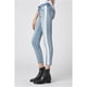 thumbnail image 2 of Blank NYC Jeans ajustados con cremallera lateral para mujer, azul, 26, 2 of 3