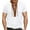 White, variant on Mens T-Shirt Male Casual T Shirts Stylish Braided Design With Color Block For Everyday Wear Summer Fashion Tee Shirts