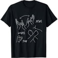 thumbnail image 2 of 100% Cotton Jesus Loves You ASL Sign Language Christian T-Shirt, 2 of 5