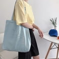 thumbnail image 4 of Simple Handbag Shoulder Bag for Bebe Letter Embroidered Canvas Bag for Camping, 4 of 5