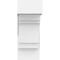 thumbnail image 2 of 5"W x 12"D x 14"H Standard Merced Architectural Grade PVC Bracket with Block Ends, 2 of 11