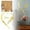 A, variant on TIELUTT Wall Stickers for Home Heart Design Acrylic Wall Art for Living Room Classroom Wall Decals Stickers for Kitchen Wall Anime Wallpaper Stick And Peel Mailbox Decorations Stickers Things for Room