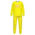 thumbnail image 5 of JAJAHO Girls Pajamas Bow Print Long Sleeve Top And Pants 2 Piece Loungewear Set Sizes 3-14Y, 5 of 7