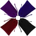 200Pc Velvet Bags Jewelry Wedding Party Favors Gift Drawstring Pouches