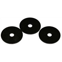 #10 x 1" Fender Washers / Steel / Black Oxide - 25 Lb. Carton