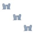 thumbnail image 2 of QualitChoice 1 Paire Gant Four Micro-Ondes Réutilisable Résistant à la Chaleur Protection Ménage Cuisson Gants Fournitures Bleu 3Set, 2 of 6