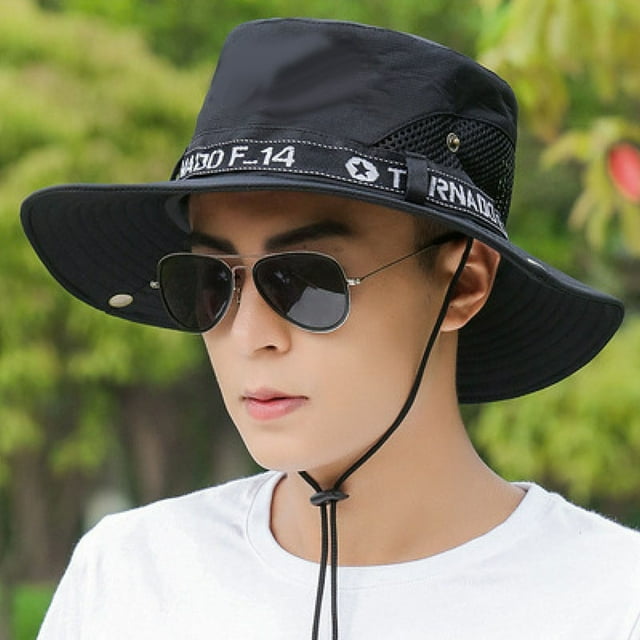 Sombrero de pescador transpirable, sombrero de pescador para hombres, sombrero de verano para hombres con protección solar, sombrero de pescador de primera línea