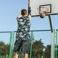 thumbnail image 5 of Honeii Lilies Flowers print basktball shirt for men and women, Unisex basketball jersey for Theme party-4X-Large, 5 of 6