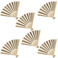 thumbnail image 2 of Bulk 48 Pieces Gold Stripe Folding Hand Fans, 2 of 2