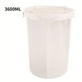 thumbnail image 1 of Tarro de almacenamiento de latas selladas transparentes de 4 rejillas con tapa multiabierta Cocina casera Contenedor de alimentos Herramienta L Advancent HA7658-01B, 1 of 7
