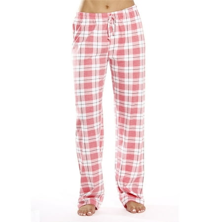

Lumento Women s Comfy Pajama Buffalo Plaid Lounge Pants Elastic Waist PJ Bottoms Pink M
