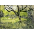 thumbnail image 2 of Richard Nicolaüs Roland Holst 14x11 Gold Ornate Wood Frame and Double Matted Museum Art Print Titled - Orchard at Eemnes (1888 - 1895), 2 of 4