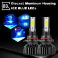 thumbnail image 4 of 4x 8000K 9005 LED Headlight Bulb For Dodge Ram 1500 2009-10 W/Projector Hi Beam, 4 of 5